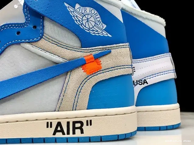 Rep AQ0818-148 UNC Powder Off-White 1 Air Blue Jordan 0525